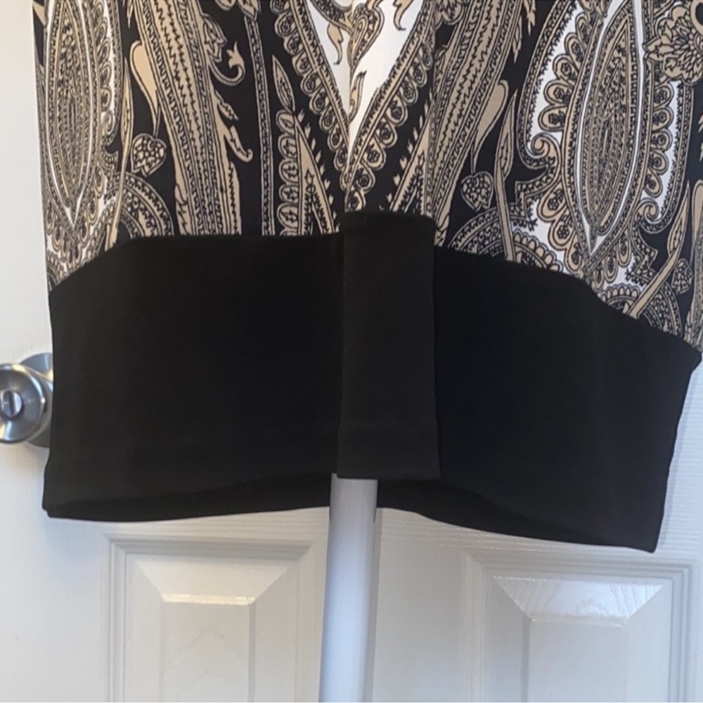 Michael Michael Kors Solid Border Paisley Shift D… - image 3